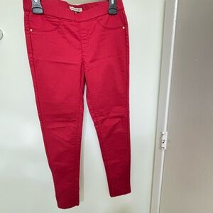 Bershka Collection Cherry Red Pants